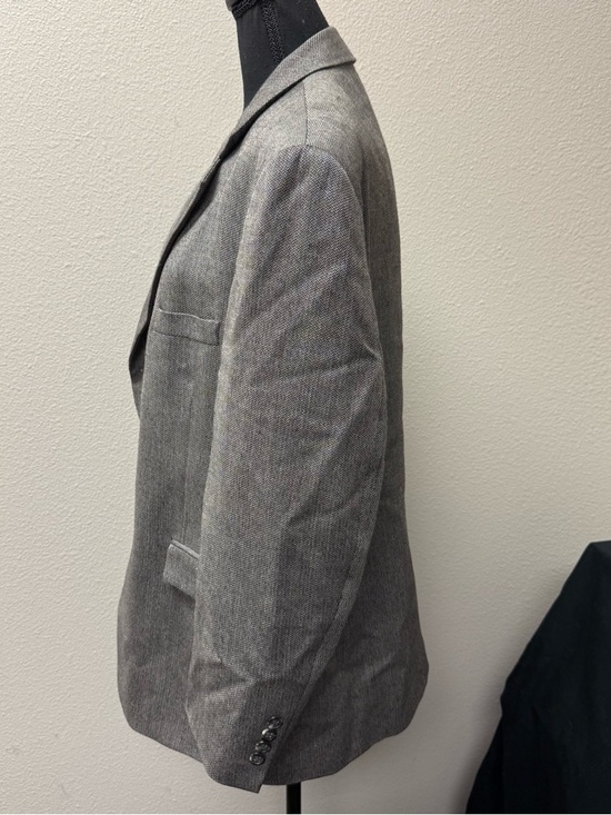 Stafford Executive Gray Blazer 44S Wool Blend Sport Coat Classic Mens - Picture 6 of 13